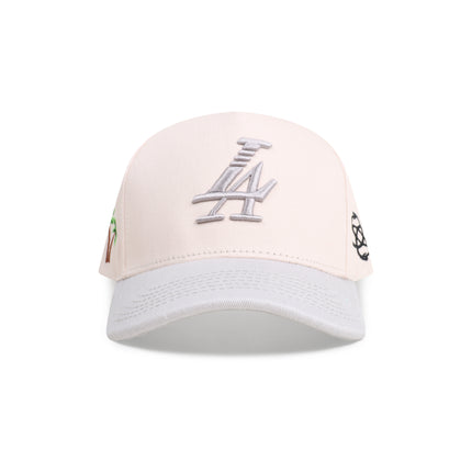Reference Mens Paradise LA Hat - Cream/Silver