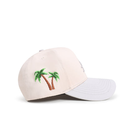 Reference Mens Paradise LA Hat - Cream/Silver