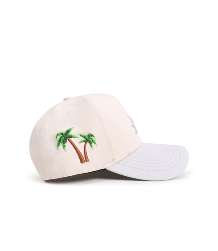 Reference Mens Paradise LA Hat - Cream/Silver