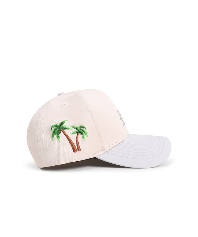 Reference Mens Paradise LA Hat - Cream/Silver