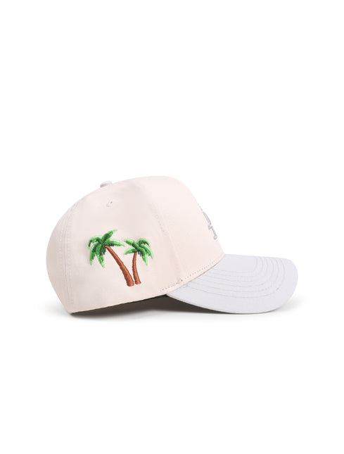 Reference Mens Paradise LA Hat - Cream/Silver