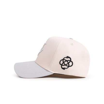 Reference Mens Paradise LA Hat - Cream/Silver