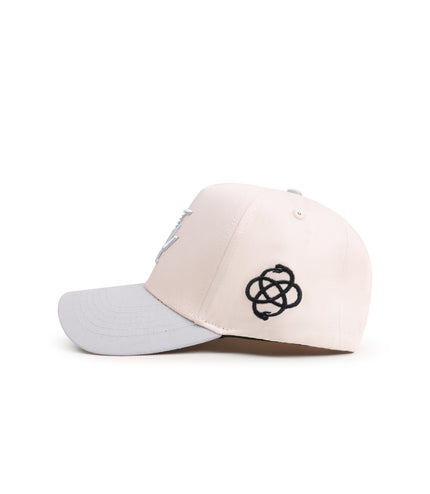 Reference Mens Paradise LA Hat - Cream/Silver