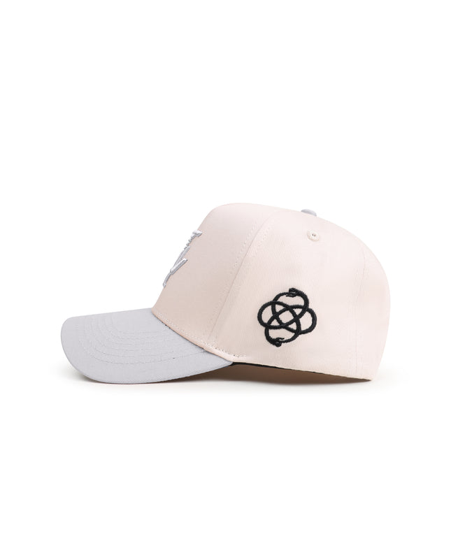 Reference Mens Paradise LA Hat - Cream/Silver