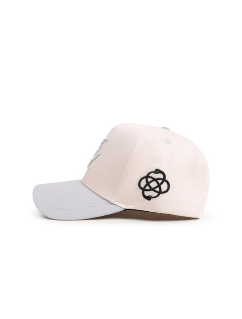 Reference Mens Paradise LA Hat - Cream/Silver