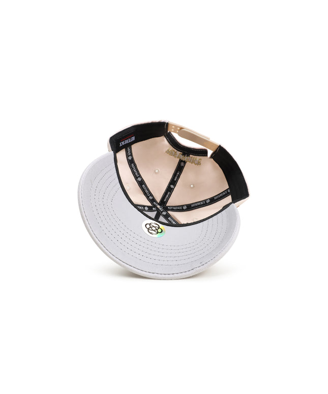 Reference Mens Paradise LA Hat - Cream/Silver