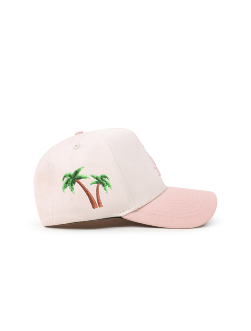 Reference Mens Paradise LA Hat - Cream/Blush