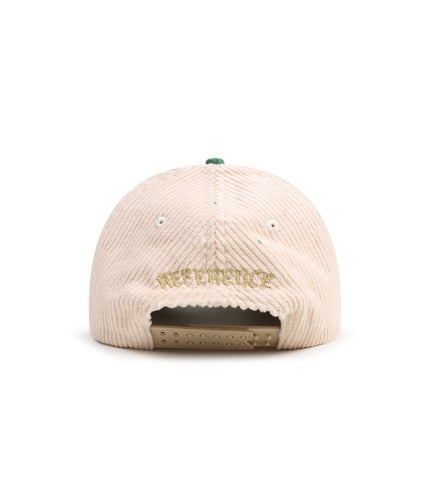 Reference Mens Paradise LA Corduroy Hat - Cream/Green