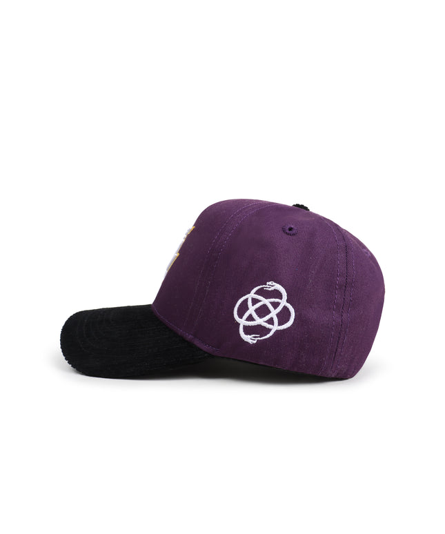Reference Mens Paradise LA Corduroy Brim Hat - Purple/Black