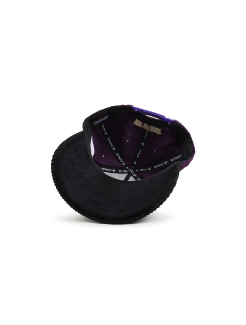 Reference Mens Paradise LA Corduroy Brim Hat - Purple/Black