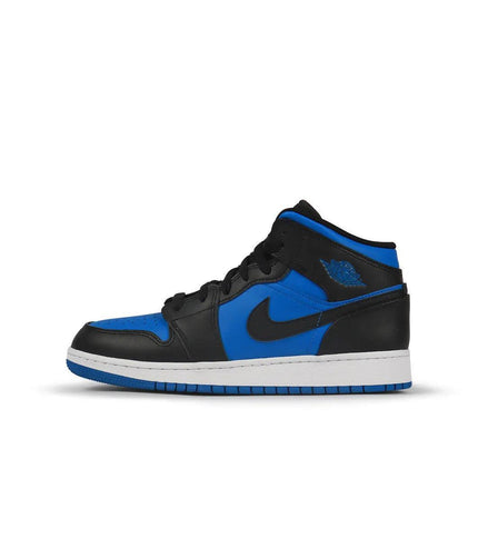 AIR JORDAN BIG KIDS 1 MID - ROYAL BLUE AIR JORDAN