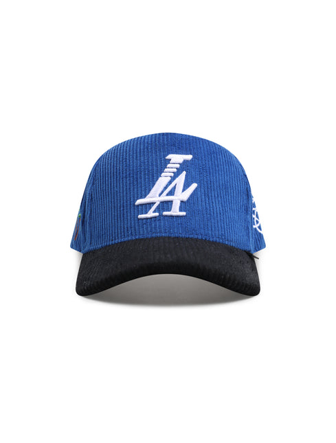 Reference Mens Paradise LA Corduroy Hat - Royal/Black Corduroy