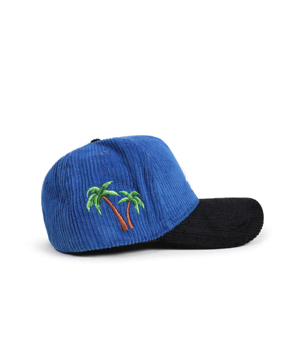 Reference Mens Paradise LA Corduroy Hat - Royal/Black Corduroy