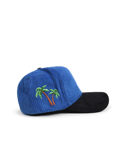 Reference Mens Paradise LA Corduroy Hat - Royal/Black Corduroy