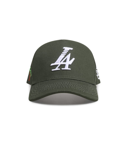 Reference Mens Paradise LA Hat - Dark Green