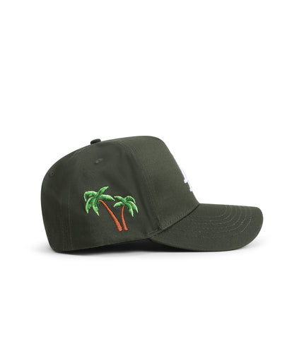 Reference Mens Paradise LA Hat - Dark Green