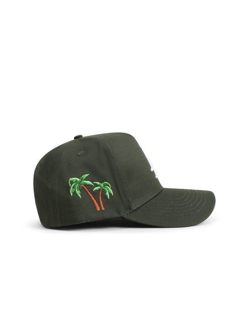 Reference Mens Paradise LA Hat - Dark Green