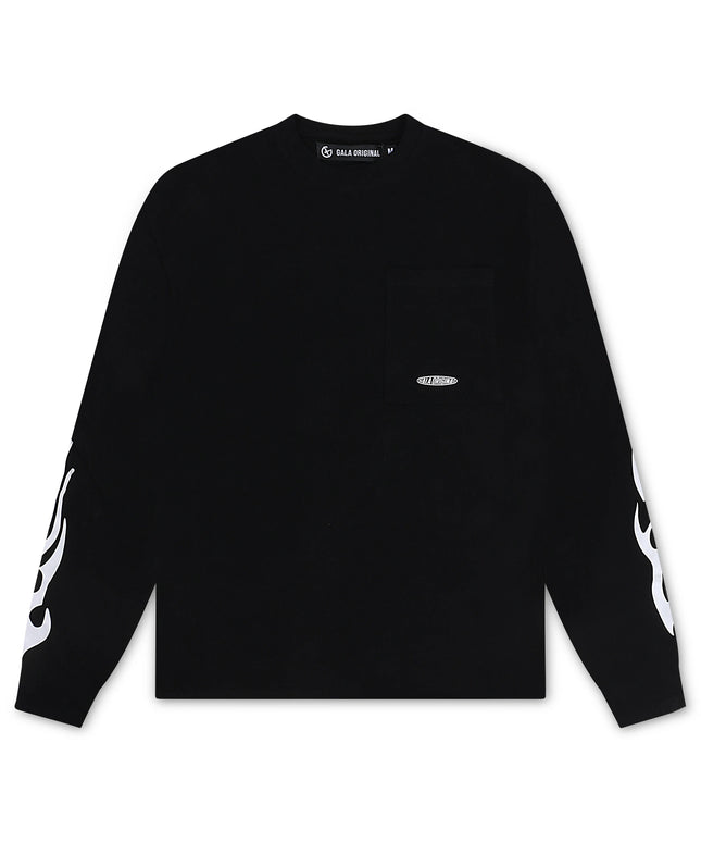 Gala Vandal Layer Long Sleeve - Black/Turquoise