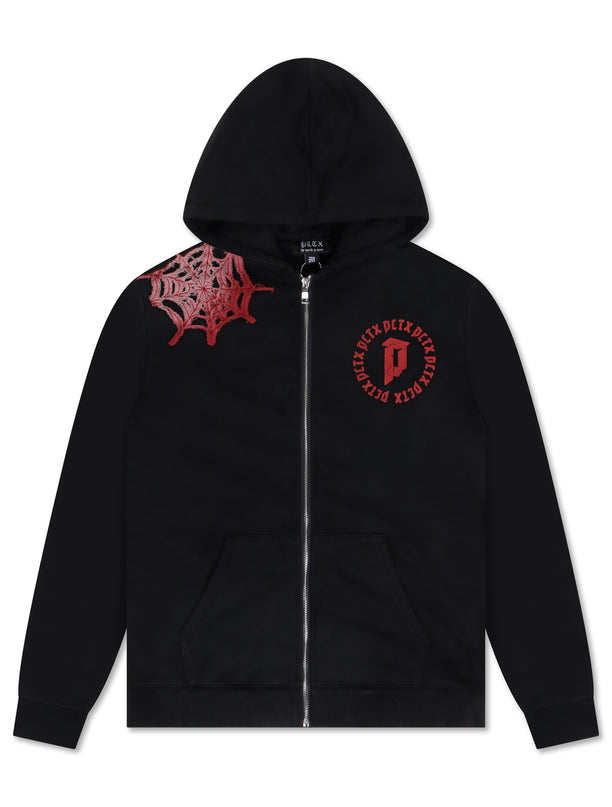 Politics Spider Web 301 Hoodie - Black