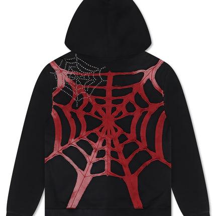Politics Spider Web 301 Hoodie - Black - back part