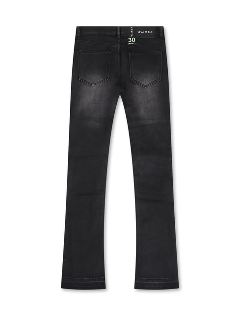 Waimea Flex Stacked Fit Jeans - Black Wash