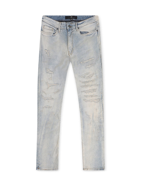 Jordan Craig  Rip and Repair Ross Fit Jeans - Cream Wash