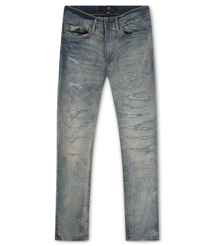 Jordan Craig  Rip and Repair Ross Fit Jeans - Lager