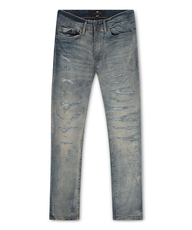 Jordan Craig  Rip and Repair Ross Fit Jeans - Lager