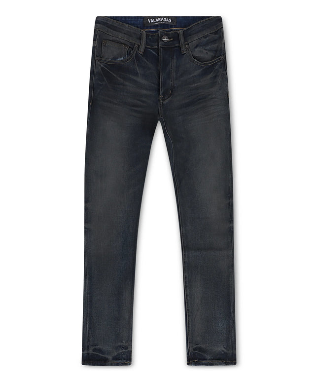 Valabasas "Mr. Flex" 4 Way Stretch Skinny Jean - Dark Dirty Wash