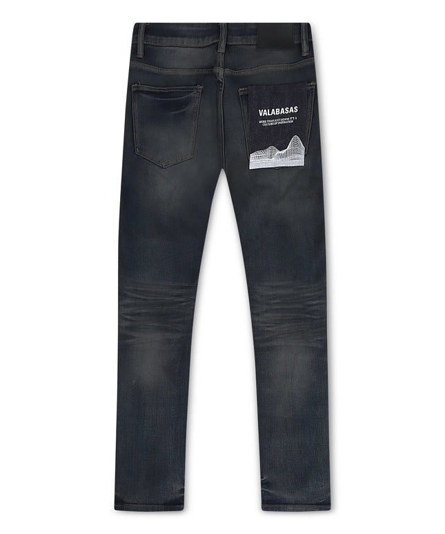 Valabasas "Mr. Flex" 4 Way Stretch Skinny Jean - Dark Dirty Wash