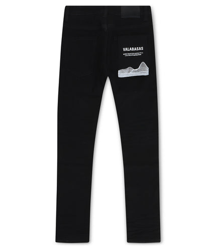 Valabasas Mr. Flex 4 Way Stretch Skinny Jean - Black