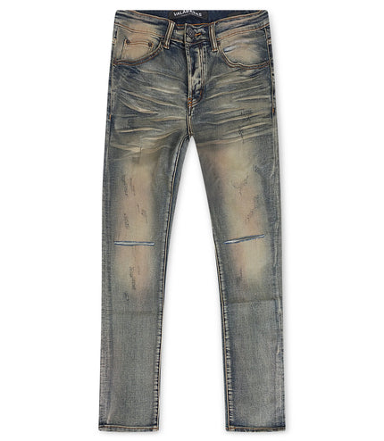 Valabasas "Mr. Clean 2.0" Denim Skinny Jean - Blu Sporco