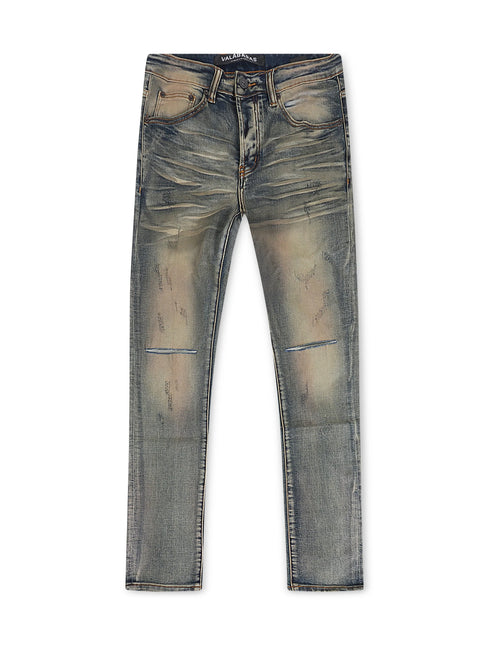 Valabasas "Mr. Clean 2.0" Denim Skinny Jean - Blu Sporco