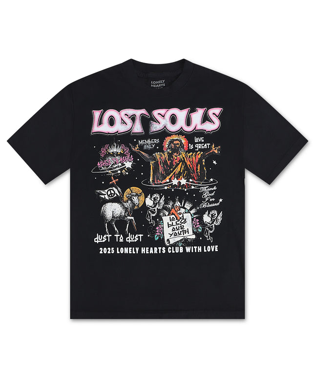 Lonely Hearts Ashes To Ashes Premium Tee - Black Edge