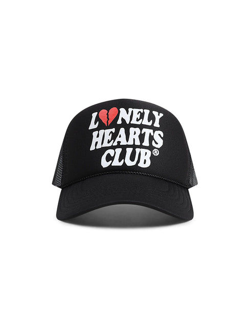 Lonely Hearts LHC Broken Heart Trucker Hat - Black