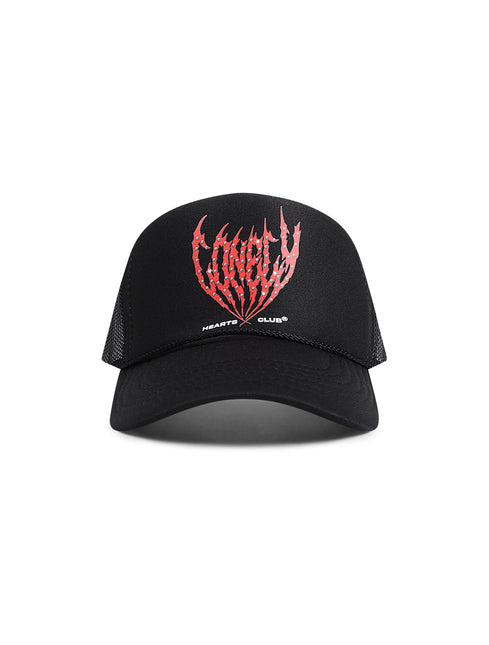 Lonley Hearts I Heart Lonely Hearts Trucker Hat - Black