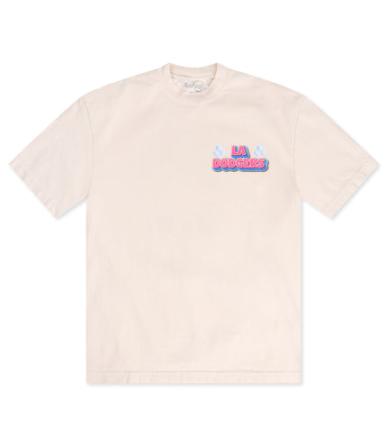 FlairByRetro LA Dodgers Doll Tee - Cream