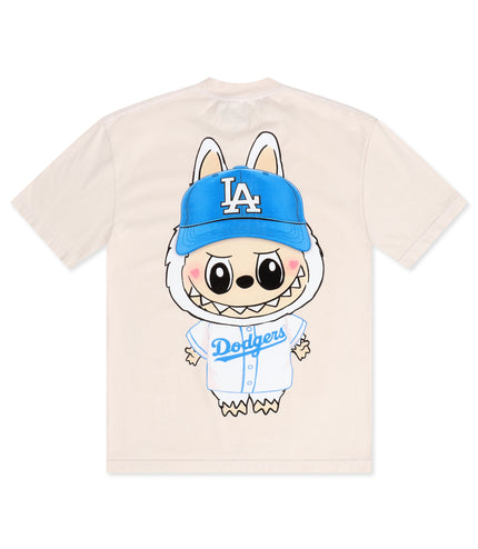 FlairByRetro LA Dodgers Doll Tee - Cream