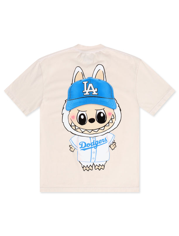 FlairByRetro LA Dodgers Doll Tee - Cream