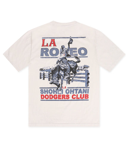 Stargazing LA Dodger Ohtani Rodeo Tee - Cream