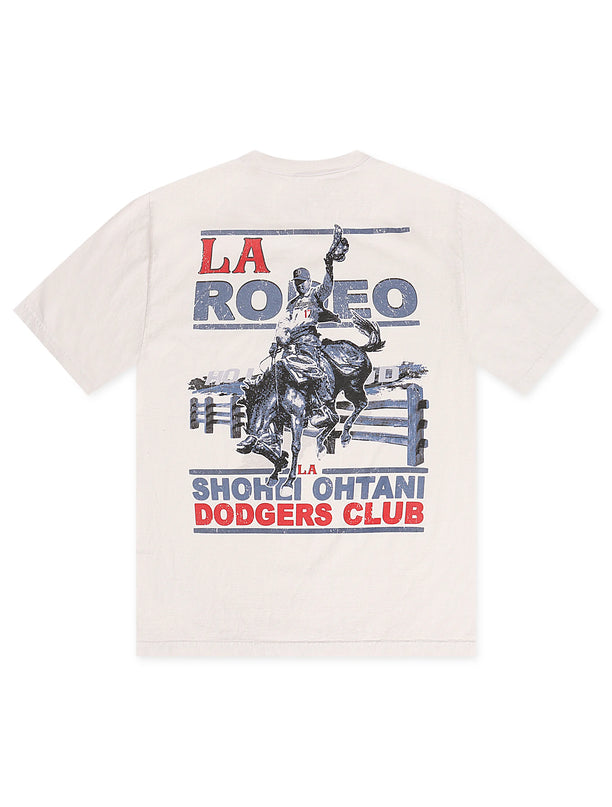 Stargazing LA Dodger Ohtani Rodeo Tee - Cream