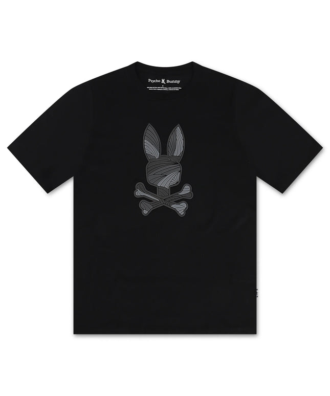 Psycho Bunny Baxter Graphic Tee - Black