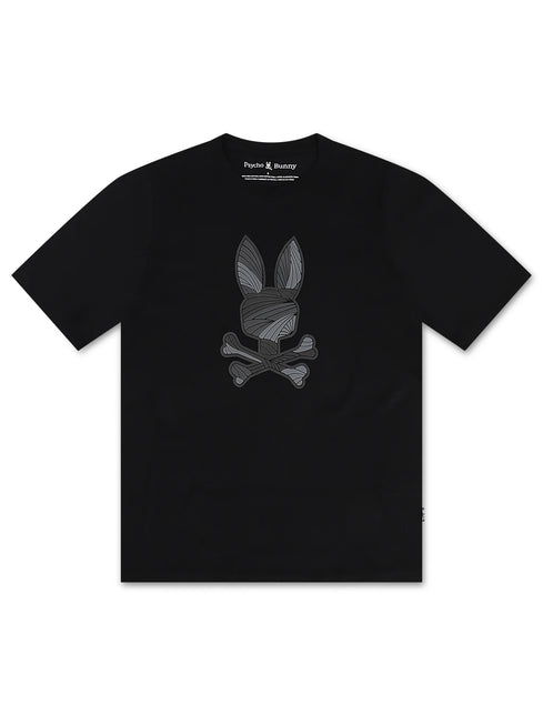 Psycho Bunny Baxter Graphic Tee - Black