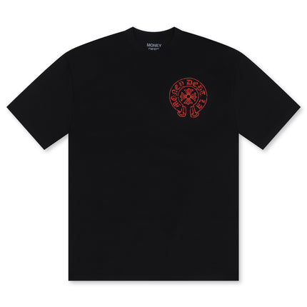 Money Dept. Vintage Old English Tee - Black/Red