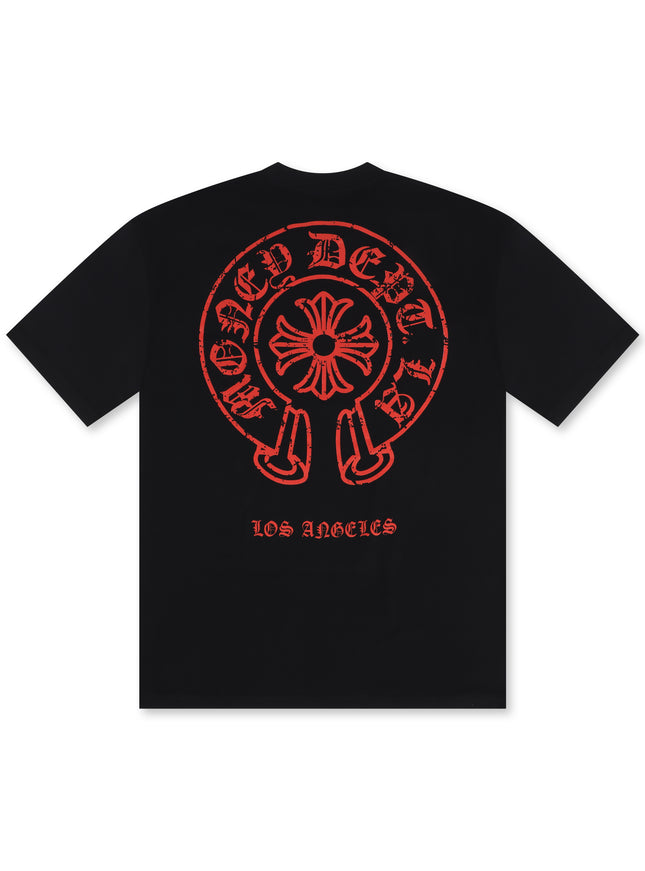 Money Dept. Vintage Old English Tee - Black/Red