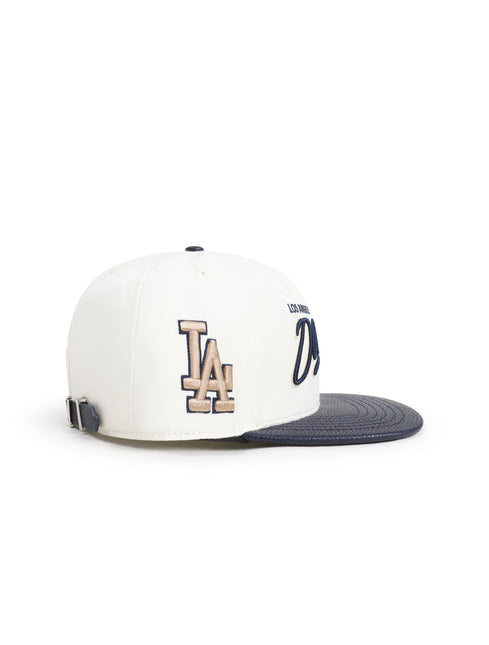 Pro Standard Los Angeles Dodgers Script Hat - Eggshell