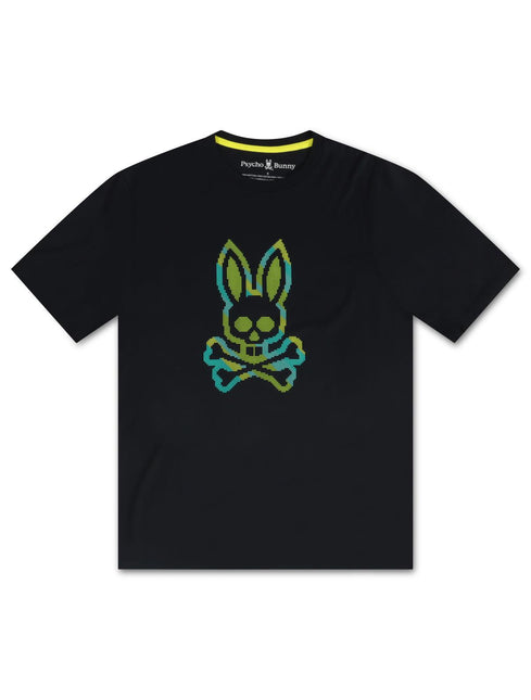 PSYCHO BUNNY HIGH DENSITY GRAPHIC TEE - NAVY PSYCHO BUNNY