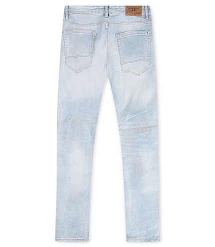 Jordan Craig  Rip and Repair Ross Fit Jeans - Ice Blue