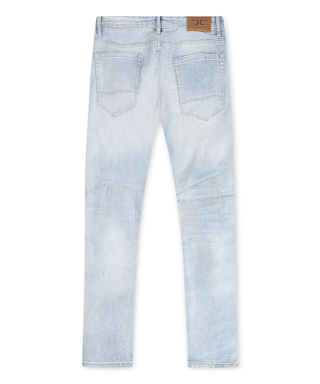 Jordan Craig  Rip and Repair Ross Fit Jeans - Ice Blue