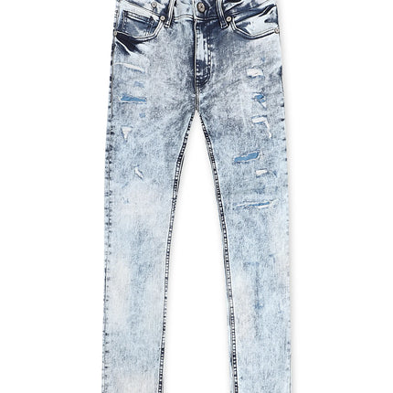 Krome Men's Slim Fit Denim Pants - Marble